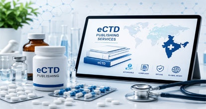 Affordable eCTD publishing services in India